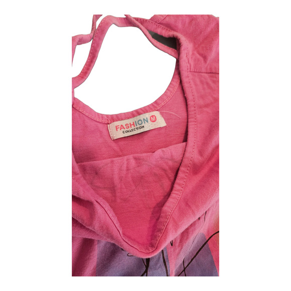 Fashion Collection Medium Pink Short Sleeve T-Shirt - Picture 3 of 7